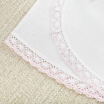 Крестильный набор для девочки "Розовая лоза" с полотенцем