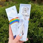 Серебряная погремушка "Кукла"