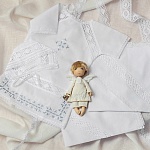 Крестильный комплект "Илья" для мальчика с пеленкой