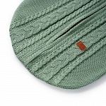 Вязаный кокон для новорожденного Loom оливковый