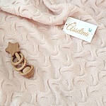 Плед "Остин",  нежно-розовый