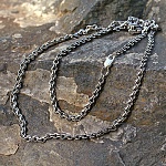 Серебряная цепочка Гарибальди 0,6 черненая