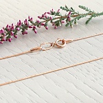 Золотая цепочка "Шнурок" 0,2