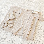 Комплект  "Саби" на выписку, крем-брюле