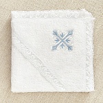Кружевное полотенце для крещения "Лучистый крест"