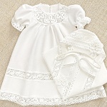 Крестильный комплект "Катерина" для девочки с пеленкой