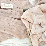 Плед "Нила",  пудра