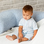 Льняной комбинезон Ветерок голубой