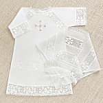 Крестильная рубашка "Ольга" для девочки