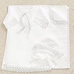 Крестильный комплект "Ирина" для девочки с пеленкой