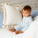 Льняной комбинезон Ветерок голубой