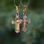 Золотой крестик 922746АКВ