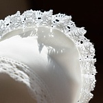 Чепчик хлопковый "Кружевной"