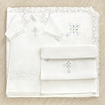 Крестильный набор для мальчика "Алексей" с полотенцем