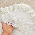 Крыжма с уголком для крещения девочки "Анастасия"