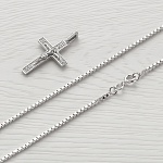 Серебряная цепочка "Венецианская" 0,35