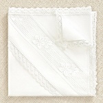 Крестильный комплект "Ксения" для девочки с пеленкой