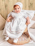 Крестильный комплект "Ксения" для девочки с пеленкой