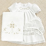 Крестильный набор для девочки "Ксения" с полотенцем