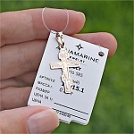 Золотой крестик 12615АКВ