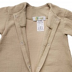 Детский летний комбинезон из муслина Токио капучино