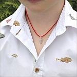 Золотой крестик 922751АКВ