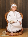 Детский крестильный комплект "Ангел" с пеленкой