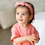 Льняной комбинезон Ветерок лосось