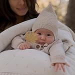 Вязаная шапочка ELF топленое молоко