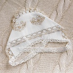 Крестильный набор для девочки "София" с полотенцем