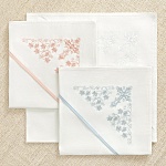 Пеленка для крещения с капюшоном "Листики"