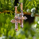 Золотой крестик 922757АКВ