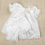 Крестильный комплект "Ангелина" для девочки с крыжмой