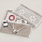 Льняной конвертик для денег