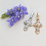 Золотой крестик 11173АКВ