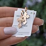 Золотой крестик 10442АКВ