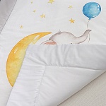 Детское одеяло 100х140 Слоненок на луне
