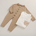 Комбинезон "Капелька" карамель