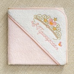 Полотенце Принцесса с уголком для купания