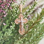 Золотой крестик 11003АКВ