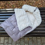 Зимний конверт на выписку "Пуф", тауп