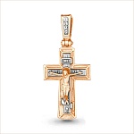 Золотой крестик 11421АКВ, взрослый