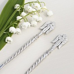 Серебряная ложка  "Ангел-хранитель большой"